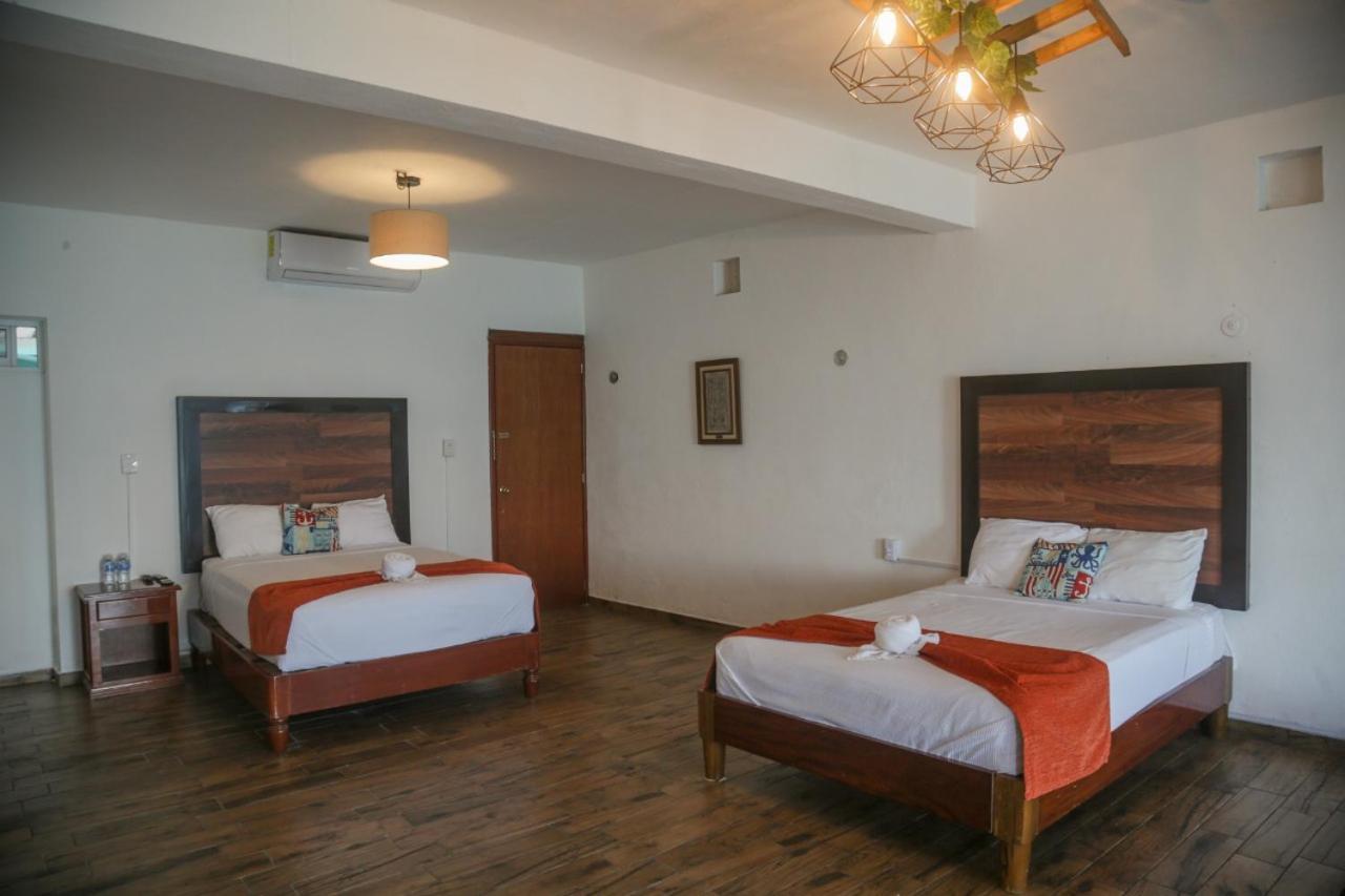 Seven Blue House Village & Lodge Bacalar Bagian luar foto