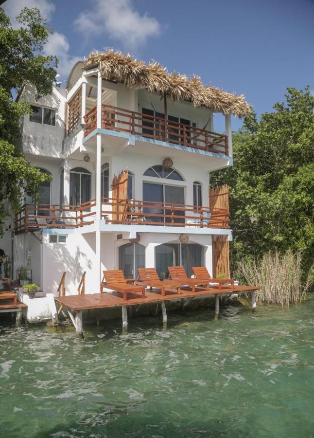 Seven Blue House Village & Lodge Bacalar Bagian luar foto