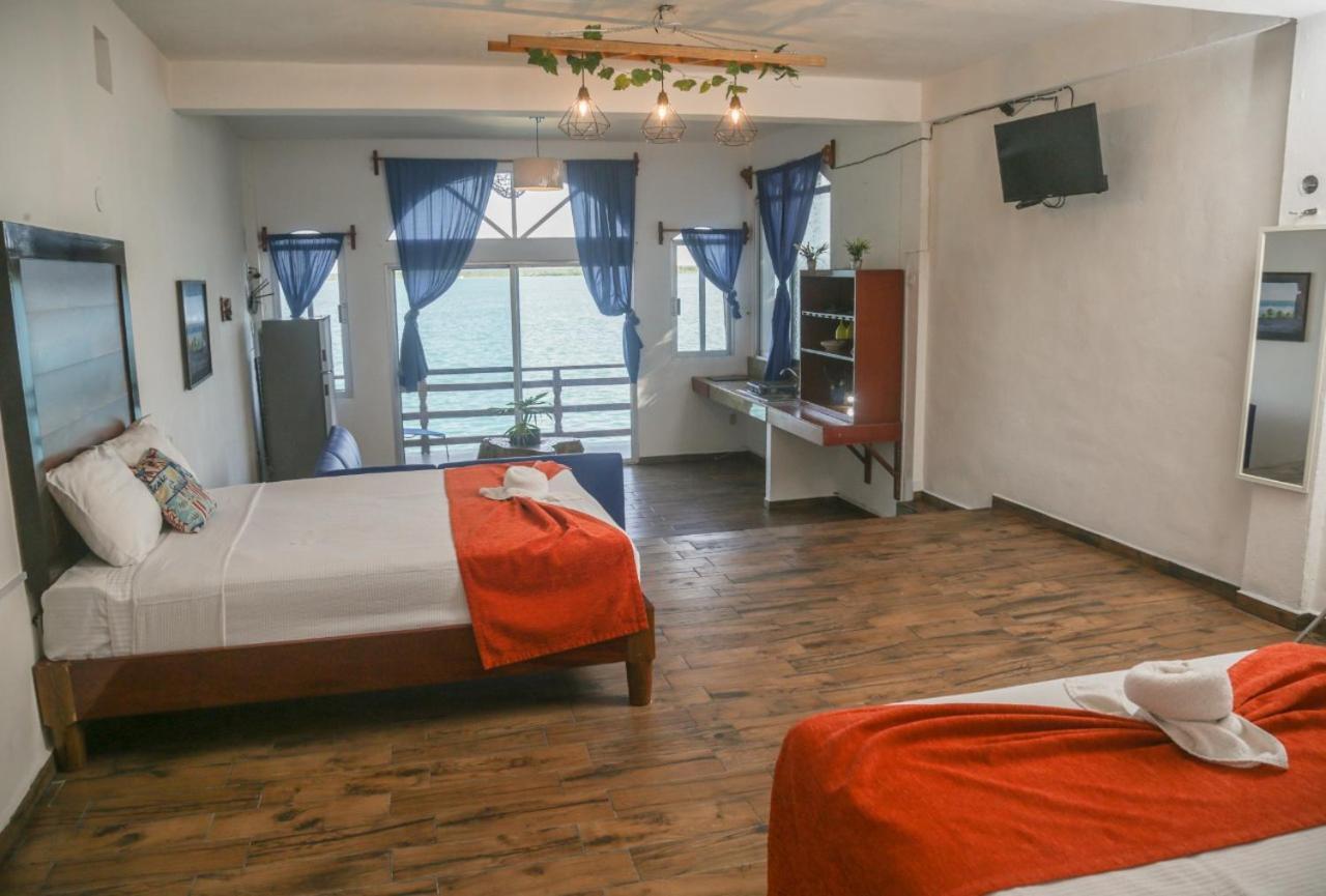 Seven Blue House Village & Lodge Bacalar Bagian luar foto
