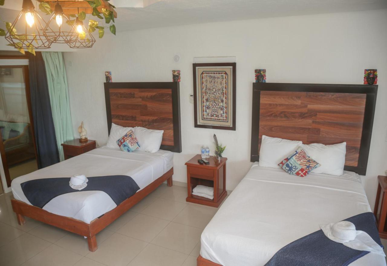 Seven Blue House Village & Lodge Bacalar Bagian luar foto