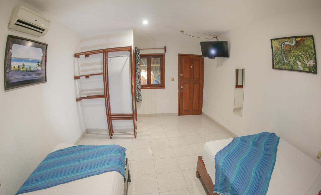 Seven Blue House Village & Lodge Bacalar Bagian luar foto