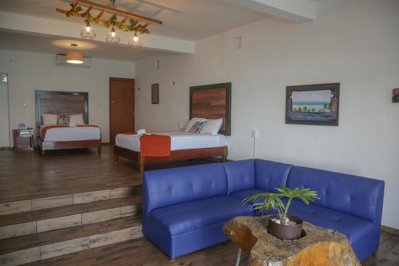 Seven Blue House Village & Lodge Bacalar Bagian luar foto