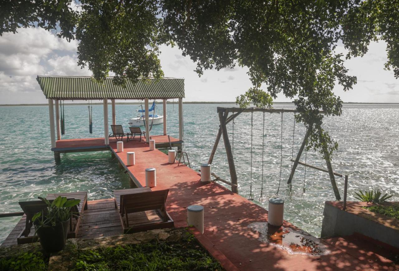 Seven Blue House Village & Lodge Bacalar Bagian luar foto