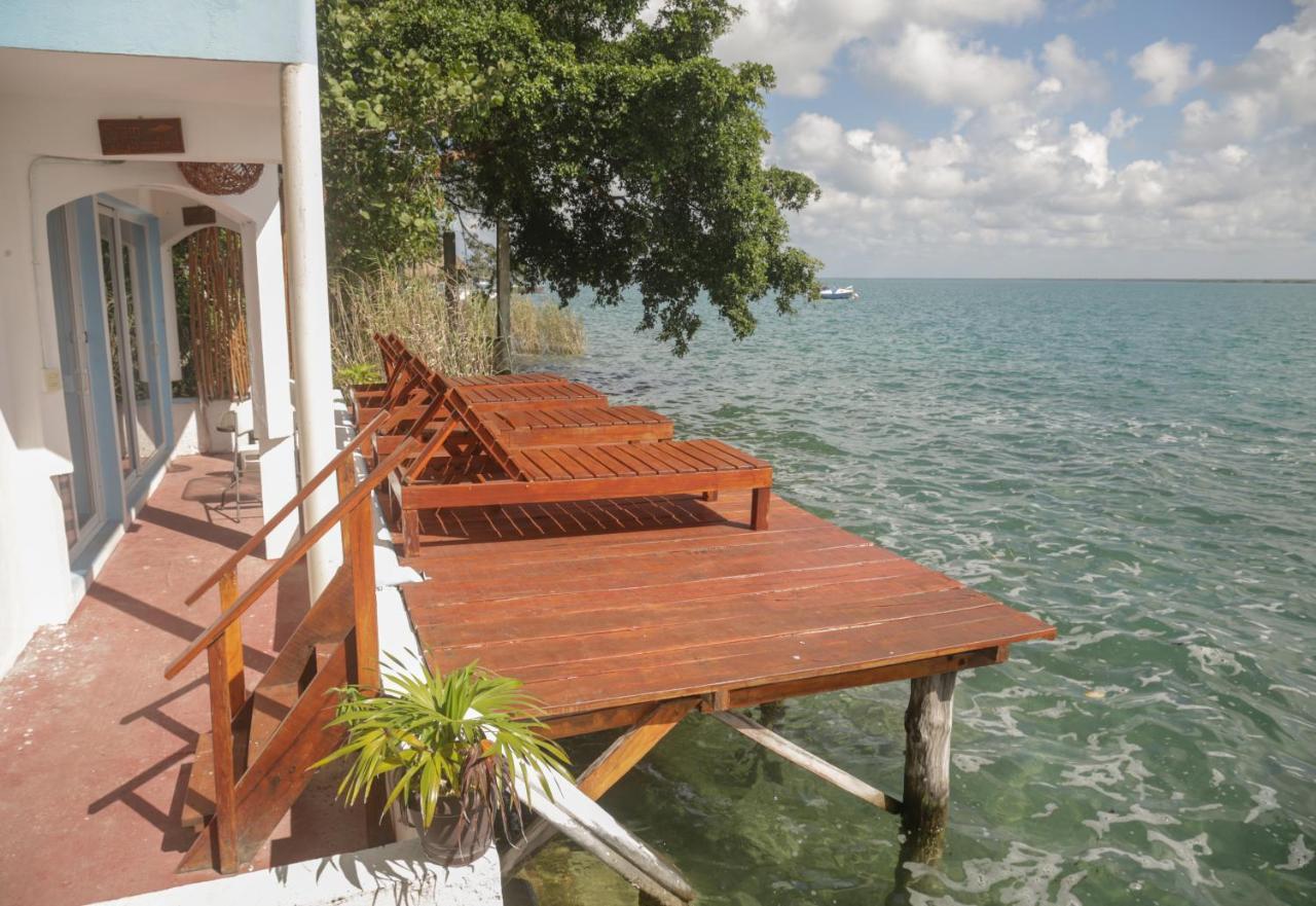 Seven Blue House Village & Lodge Bacalar Bagian luar foto